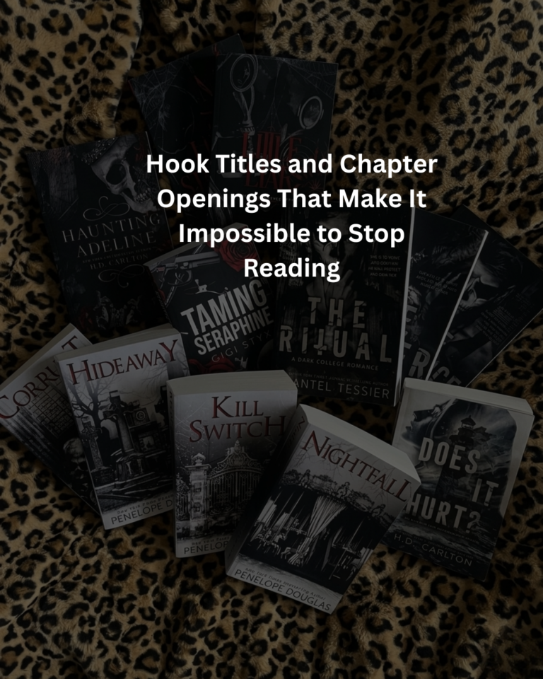 Hook Titles and Chapter Openings That Make It Impossible to Stop Reading
