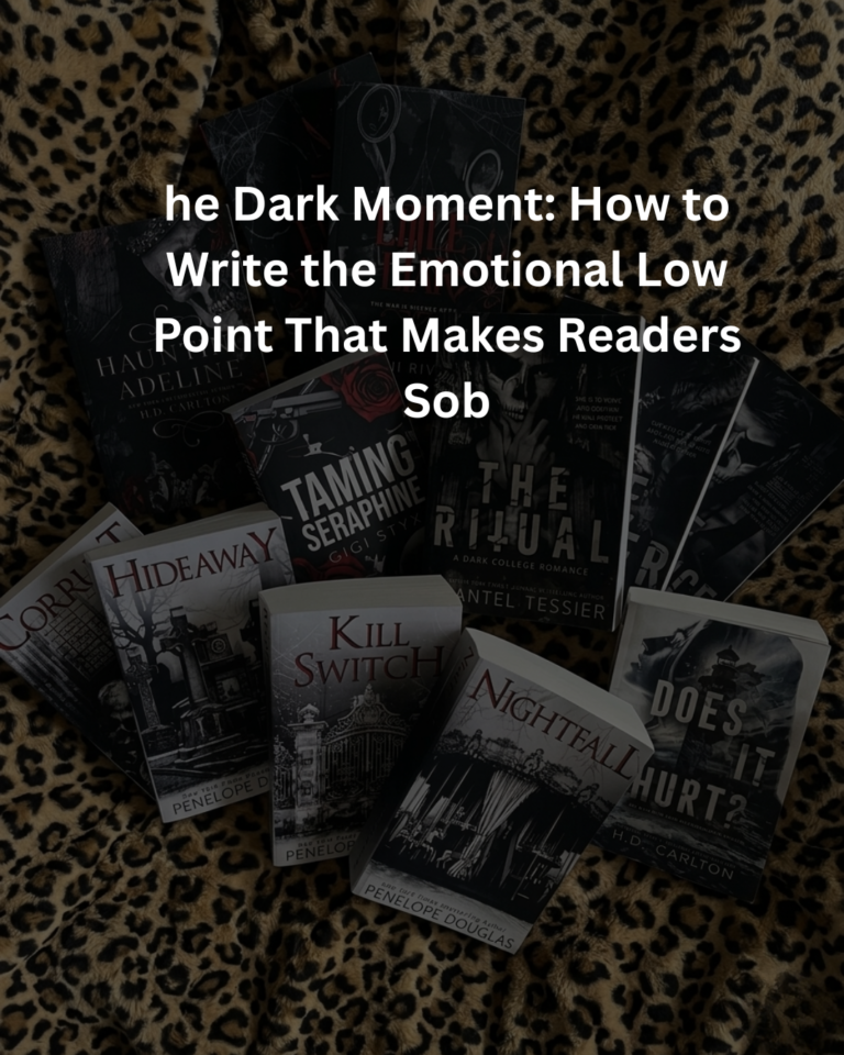 The Dark Moment: How to Write the Emotional Low Point That Makes Readers Sob