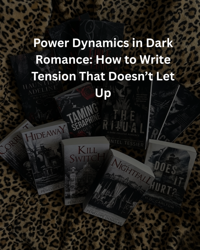 Power Dynamics in Dark Romance: How to Write Tension That Doesn’t Let Up