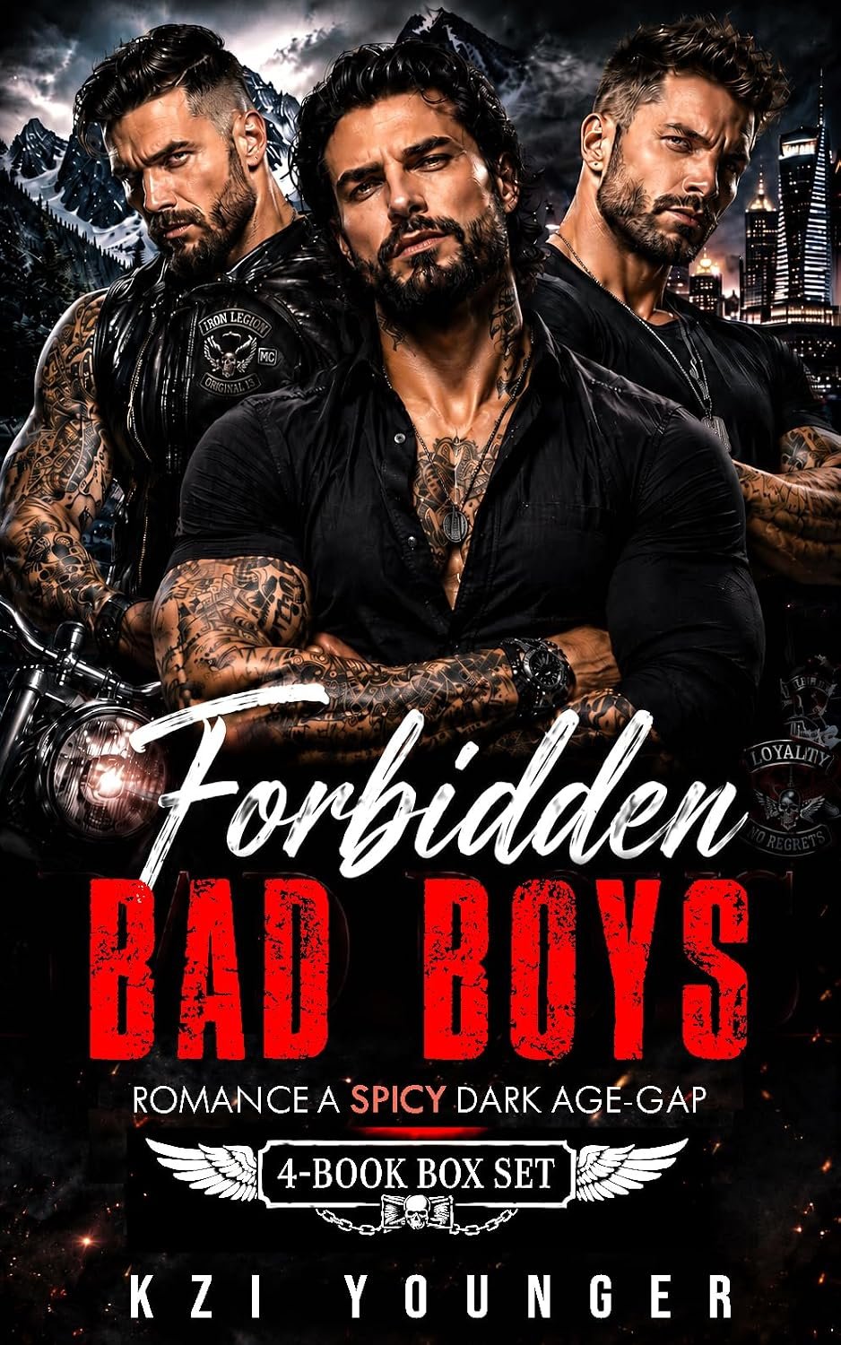 Forbidden Bad-Boy Romance A Spicy Dark Age-Gap Book Box Set: High-Steam Level Curvy Girl & Older Men Smut, Lots of Heat (Forbidden & Filthy Standalone Novels 1)