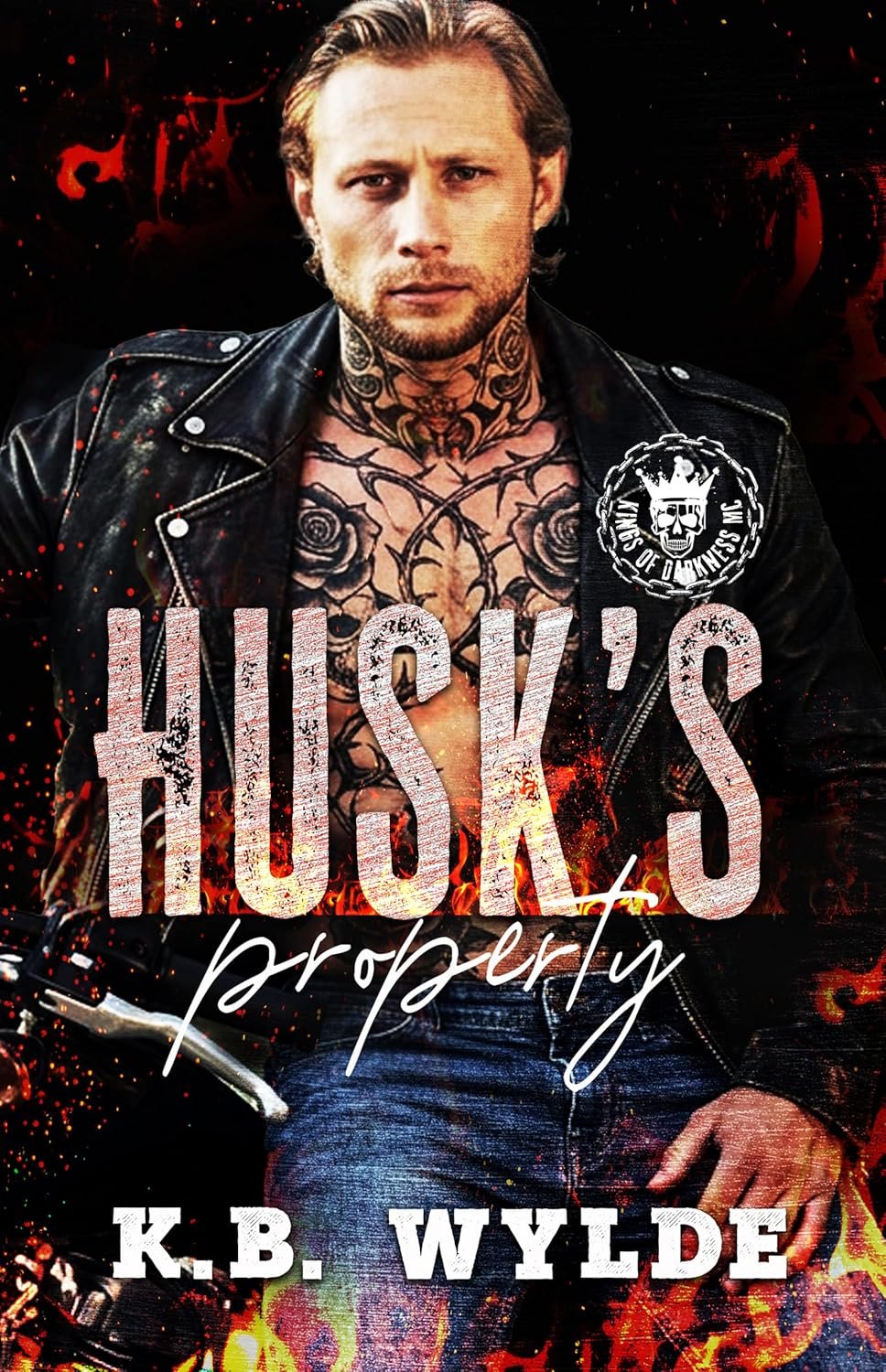 Husk’s Property: A Spicy, Dark, MC Romance, Quick Read (The Kings of Darkness MC Book 3)