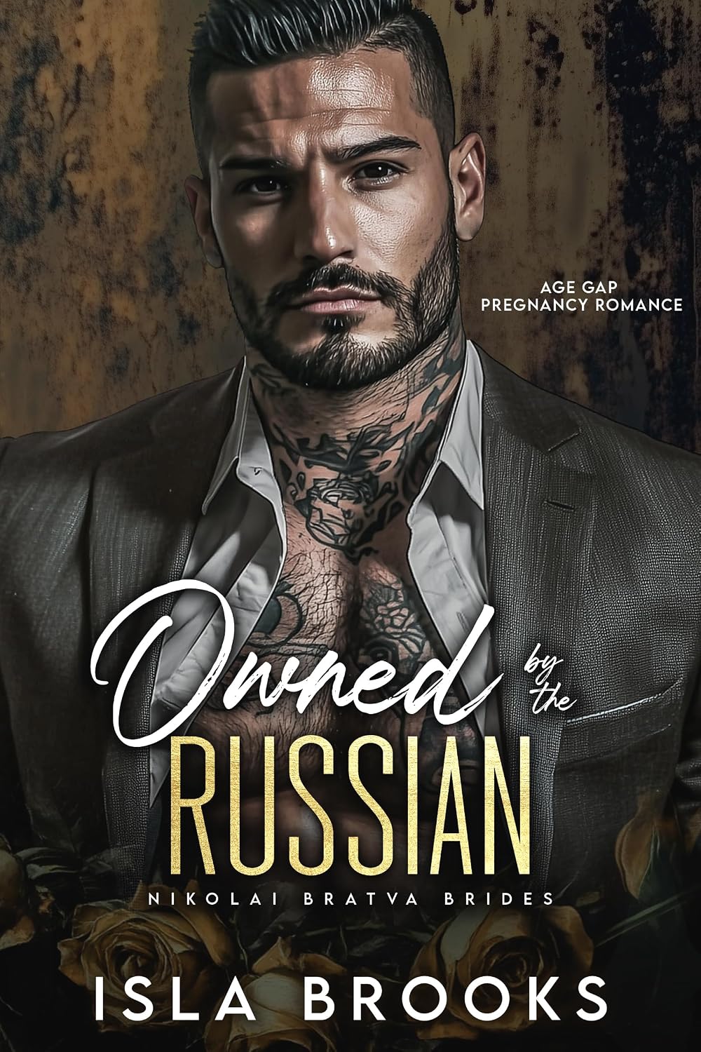 Owned by the Russian: Age Gap Pregnancy Romance (Nikolai Bratva Brides Book 5)