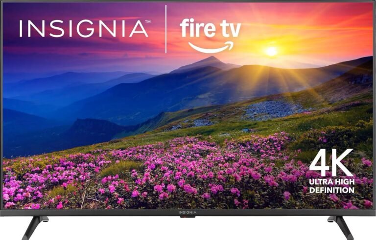 INSIGNIA 50″ Class F50 Series LED 4K UHD Smart Fire TV, Voice Remote with Alexa, Stream Live TV Without Cable